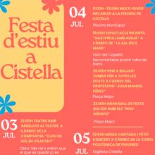 Festa Major - Cistella 2026 Festa Major - Cistella 2026