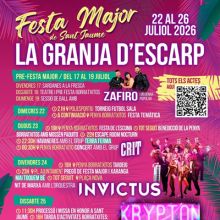 Festa Major de La Granja d'Escarp, 2026 Festa Major de La Granja d'Escarp, 2026