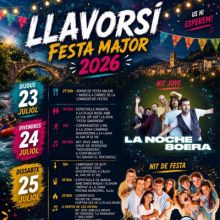 Festa Major de Llavorsí, 2026 Festa Major de Llavorsí, 2026