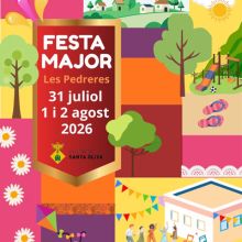 Festa Major de Les Pedreres, Santa Oliva, 2026