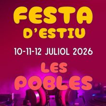 Festa Major de Les Pobles, Aiguamúrcia, 2026