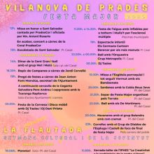 Festa Major de Vilanova de Prades, 2026