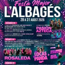 Festa Major de l'Albagés, 2026
