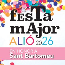 Festa Major d'Alió, 2026