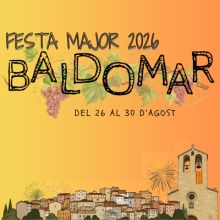 Festa Major de Baldomar, Artesa de Segre, 2026