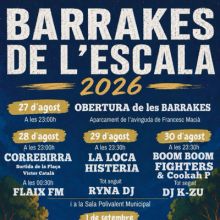 Barrakes de l'Escala, 2026