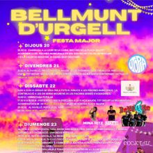Festa Major de Bellmunt d'Urgell, 2026
