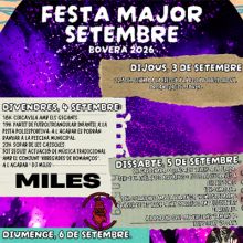 Festa Major de Bovera, 2026