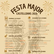 Festa Major de Castelldans, 2026