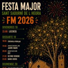 Festa Major - Sant Sadurní de l'Heura 2026