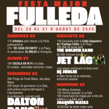 Festa Major de Fulleda, 2026
