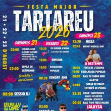 Festa Major de Tartareu, Les Avellanes i Santa Linya, 2026