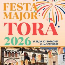 Festa Major de Torà, 2026