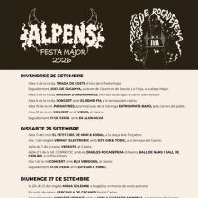 Festa Major d'Alpens, 2026