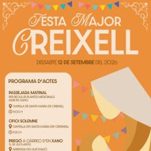 Festa Major - Creixell 2026