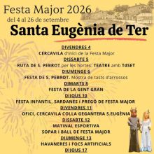 Festa Major de Santa Eugènia, 2026