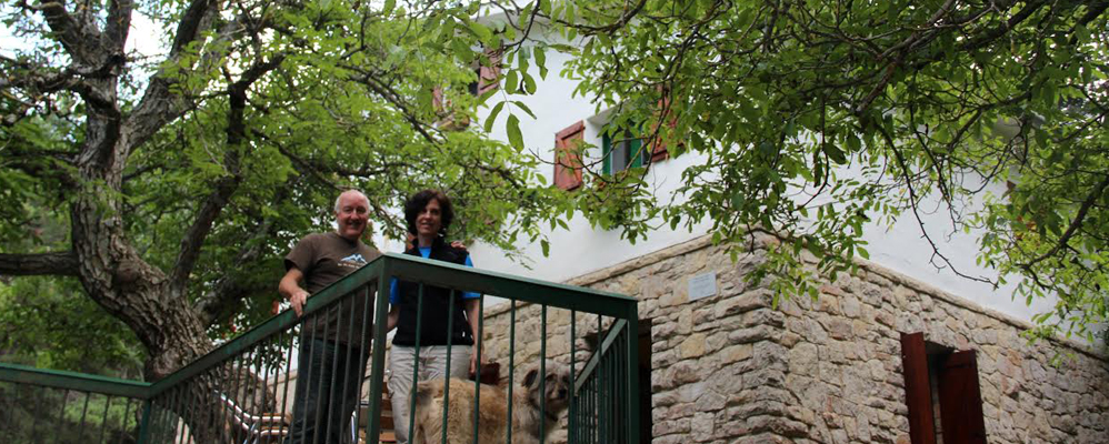 Pere i Helena al Refugi UEC Caro