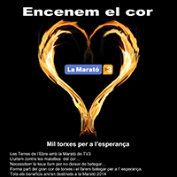 'Encenem el cor' per la Marató de TV3