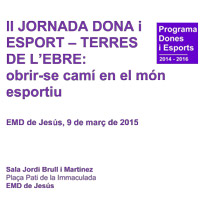 II Jornada Dona i Esport - Terres de l'Ebre