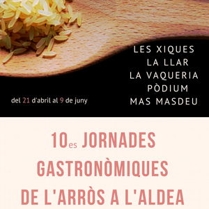 10es Jornades Gastronòmiques de l'Arròs - L'Aldea 2018