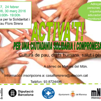 Jornades 'Activa't' a Casa Flors Sirera