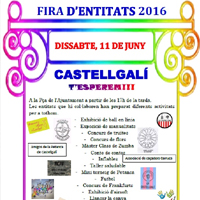 Fira d'entitats 2016 - Castellgalí