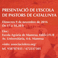 Presentació de l'Escola de Pastors de Catalunya