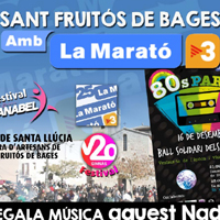 Sant Fruitós de Bages amb la Marató TV3