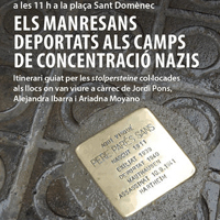Itinerari guiat a través de les plaques Stolpersteine, de record als deportats