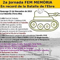 2a Jornada Fem Memòria - Batalla de l'Ebre 2015