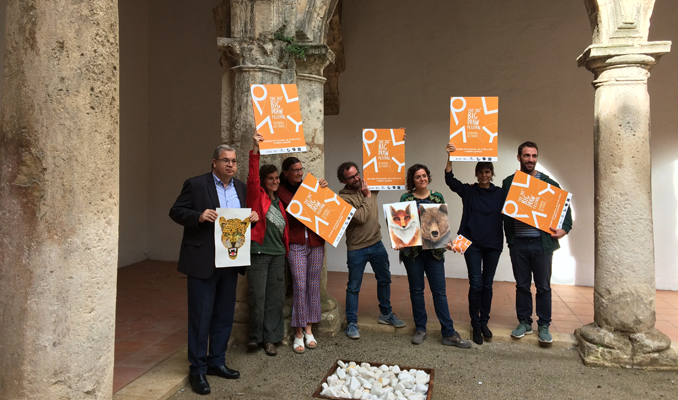 Imatge de la roda de premsa de presentació del Big Draw a Vilafranca del Penedès