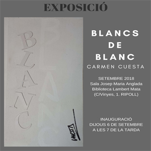 Blancs de blanc, exposició
