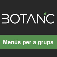 Botànic - Menús per a grups