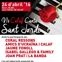 VIè Calaf Canta Sant Jordi