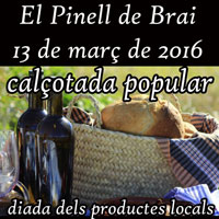 Calçotada popular i diada dels productes locals - El Pinell de Brai 2016 