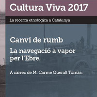 Conferència 'Canvi de rumb. La navegació a vapor per l'Ebre'