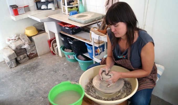 entrevista, Elisenda Franquet, ceramista, ceràmica, art, artesania, Bellmunt d'Urgell, Urgell, Surtdecasa Ponent, 2016
