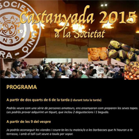 Castanyada 2015 a la Societat