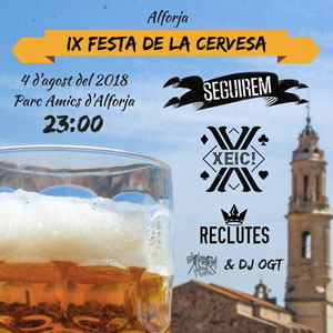 Festa de la Cervesa, Alforja, 2018
