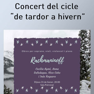 Concert 'Música de Cambra de Rachmaninoff' - Tortosa 2019
