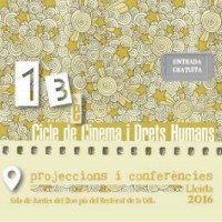 13è Cicle de cinema i drets humans, Lleida, Segrià, Ponent, Surtdecasa Ponent, solidaritat, art, film, 2016, novembre