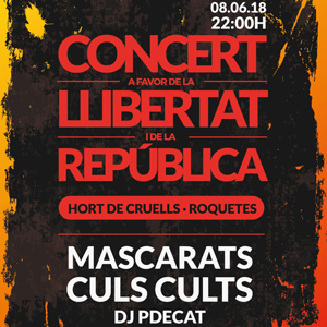 Concert a favor de la Llibertat i de la República - Roquetes 2018