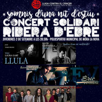 Concert solidari Ribera d'Ebre - Móra la Nova 2016