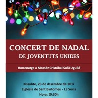 Concert de Nadal de Joventuts Unides - la Sénia 2017