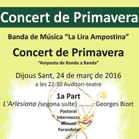Concert de primavera - La Lira Ampostina 2016