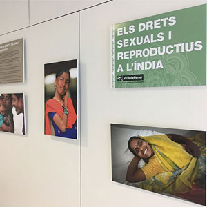 Exposició ‘Drets sexuals i reproductius a l’Índia’ de la Fundació Vicente Ferrer