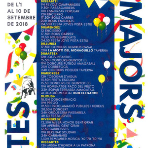 Festes Majors - Aldover 2018