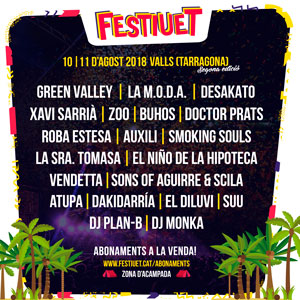 Festival 'Festiuet' de Valls 2018 Festival 'Festiuet' de Valls 2018