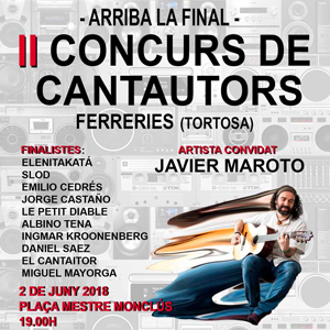 II Concurs de Cantautors - Ferreries 2018