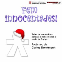 taller, infantil, Fem innocentades!, Biblioteca Pública, desembre, 2016, Surtdecasa Ponent